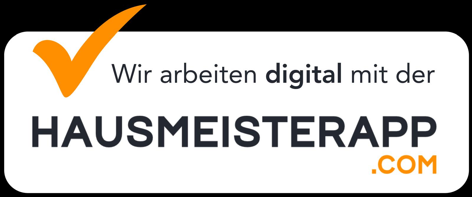 Wir arbeiten digital mit der Hausmeisterapp